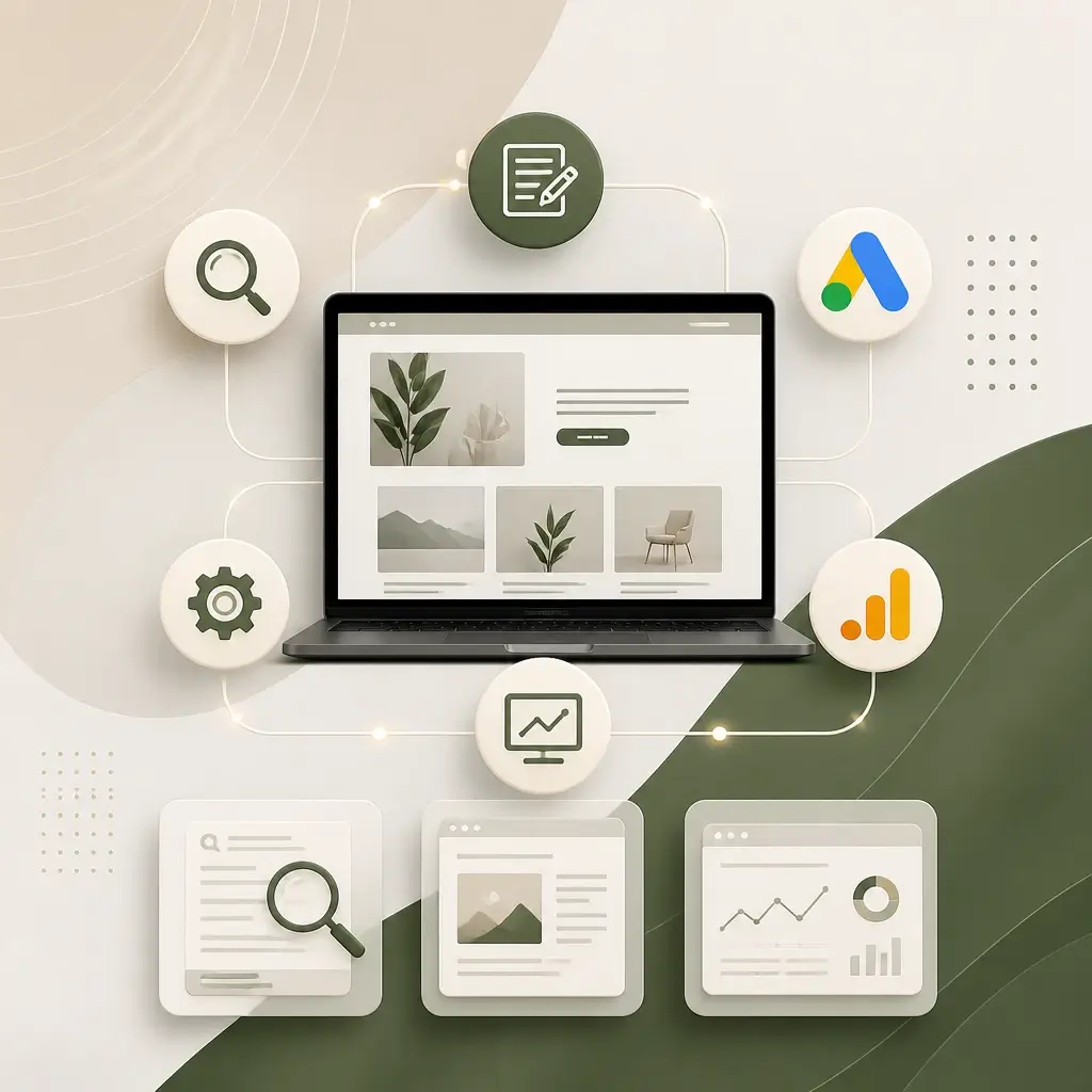 Content creation and digital marketing for audience growth